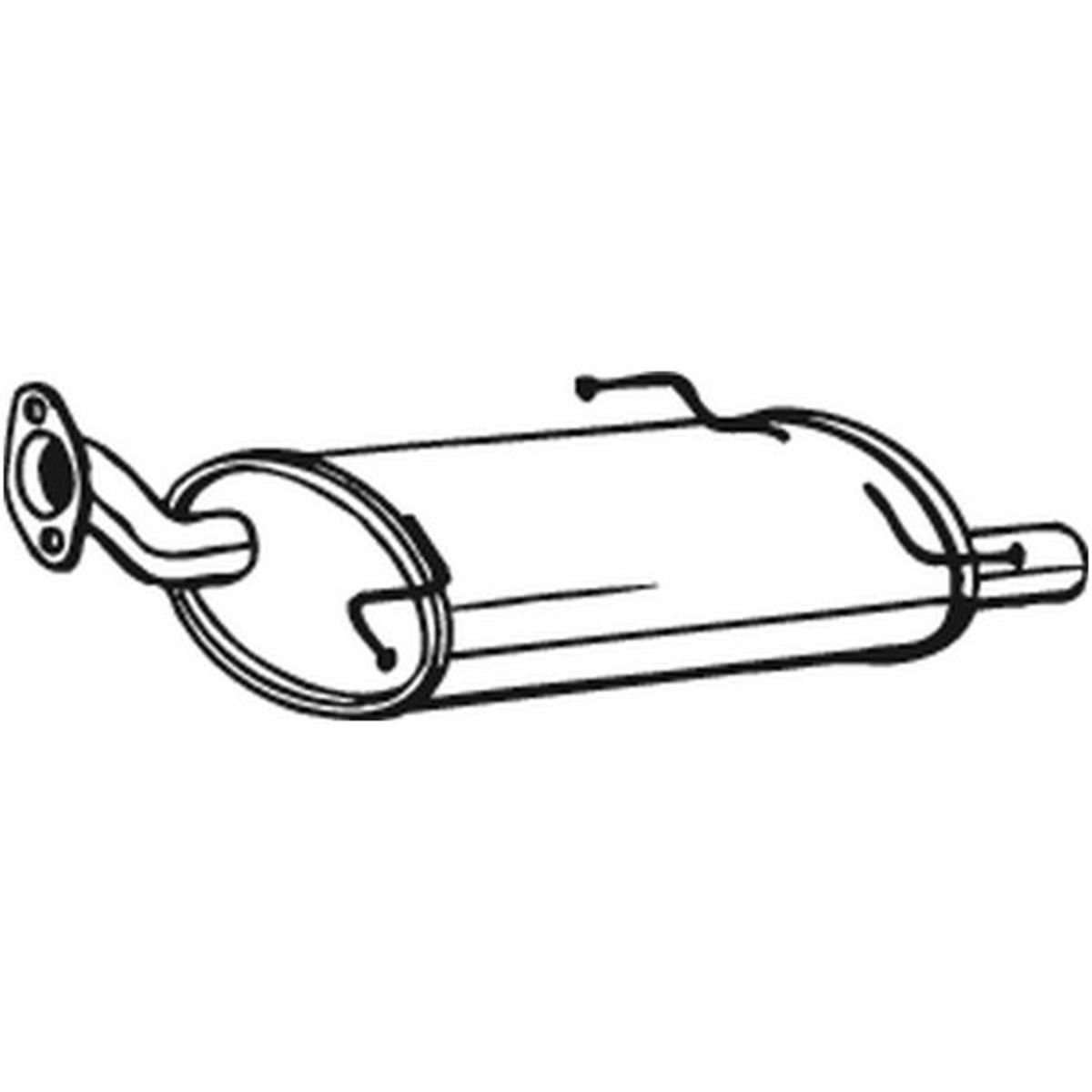 Takaäänenvaimentaja BOSAL 219-383