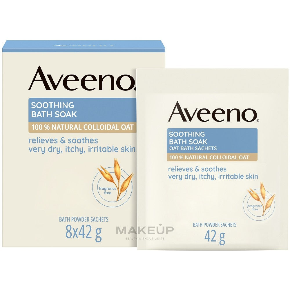 Aveeno Rauhoittava vaahtokylpy 8 x 42 g