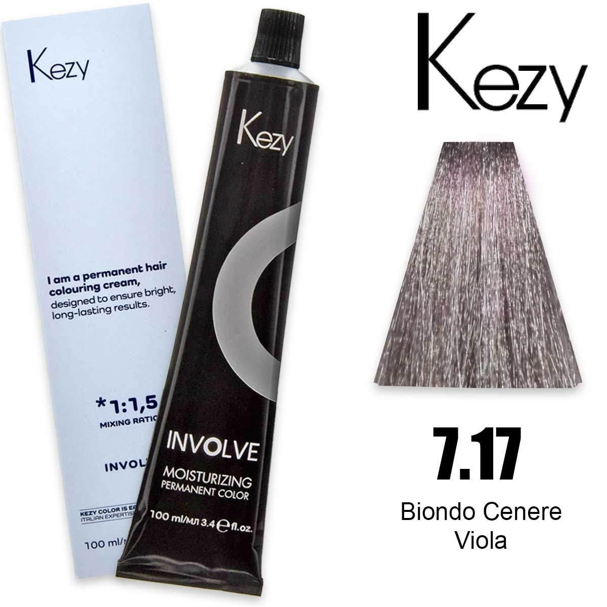 Kezy Involve Color 100 ml Tuhka Violetti Blond 7.17