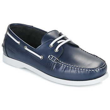 AIGLE Mokkasiinit 'New Nubil' marine / ruskea