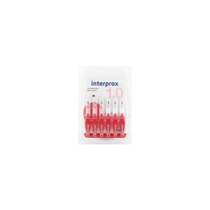 Interprox Vitis Interdent Dentaid Mini 6u kartiomainen hammasharja
