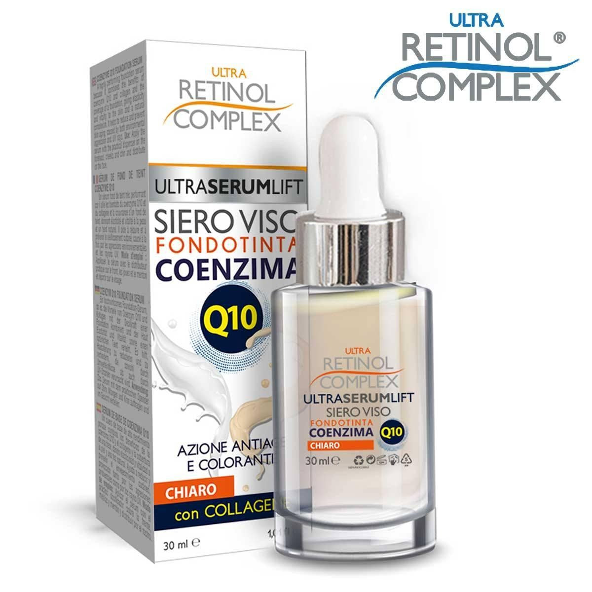 Retinol kompleksi kasvojen seerumi meikkivoide koentsyymi q10 light 30 ml