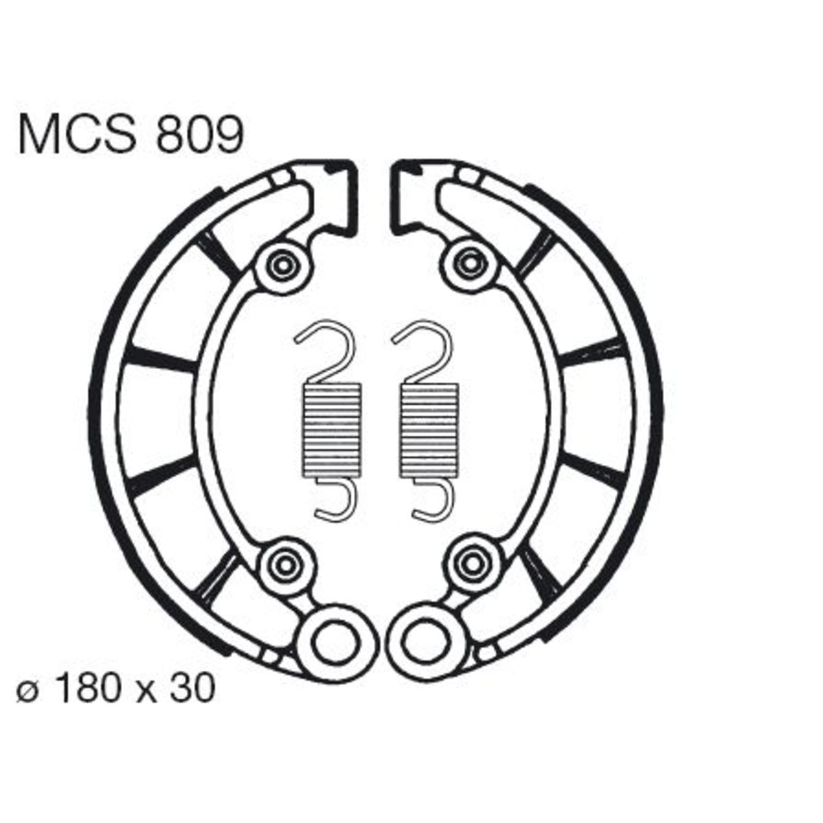 Jarrukenkäsarja TRW MCS809