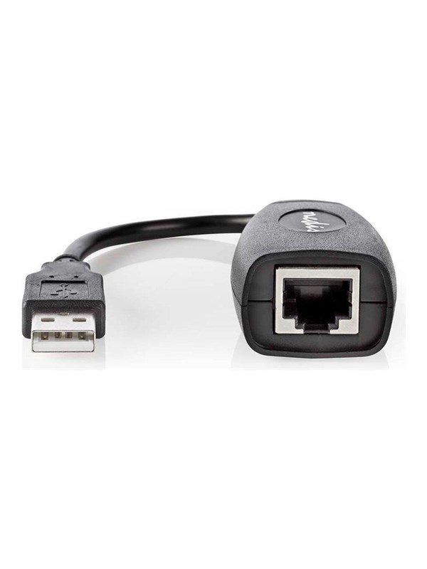 Nedis Aktiivinen USB-kaapeli | USB 1.1 | USB-A Uros | RJ45 Naaras | 12 Mbps | 0.20 m | Pyöreä | Niklattu | PVC | Kupari | Laatikko