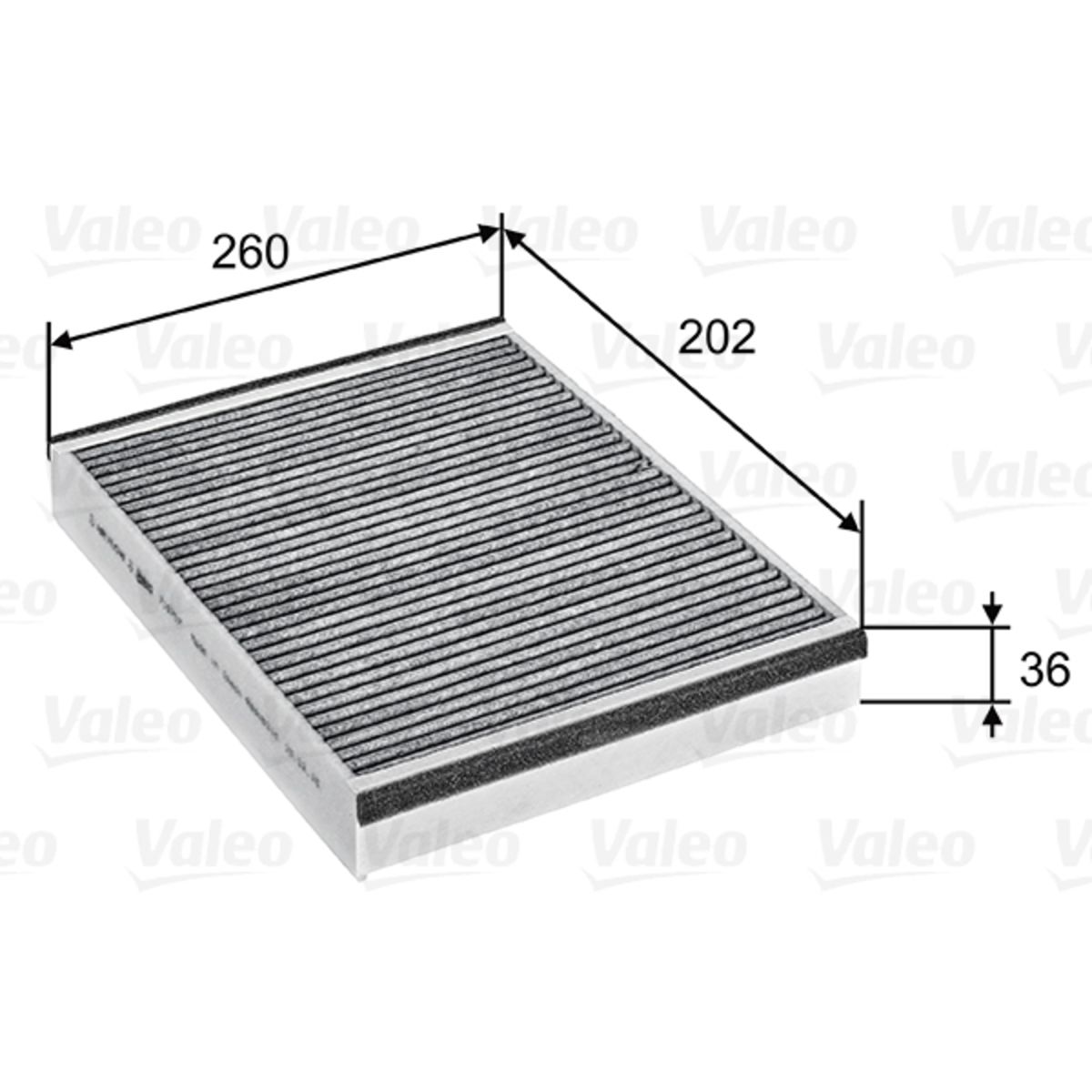 Suodatin, sisäilma VALEO 715757