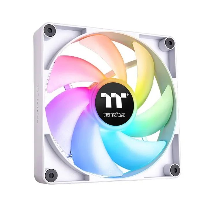 Thermaltake TT CT120 ARGB Sync PC, Tuuletin, 500 RPM, 2000 RPM, Valkoinen