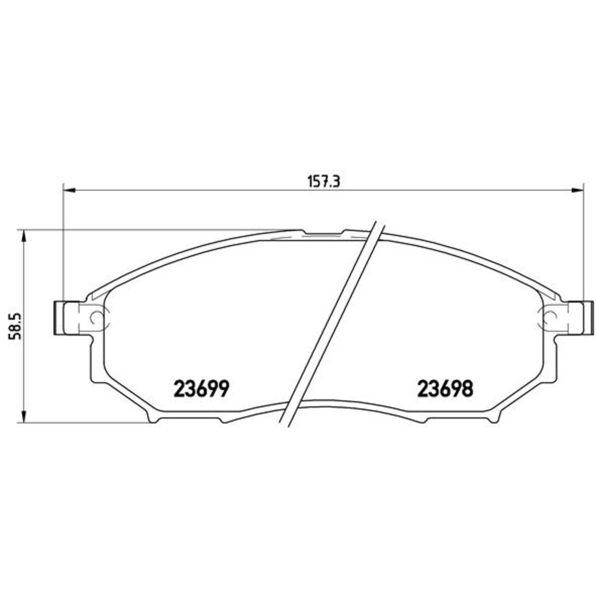 Jarrupalat, levyjarru BREMBO P 56 058