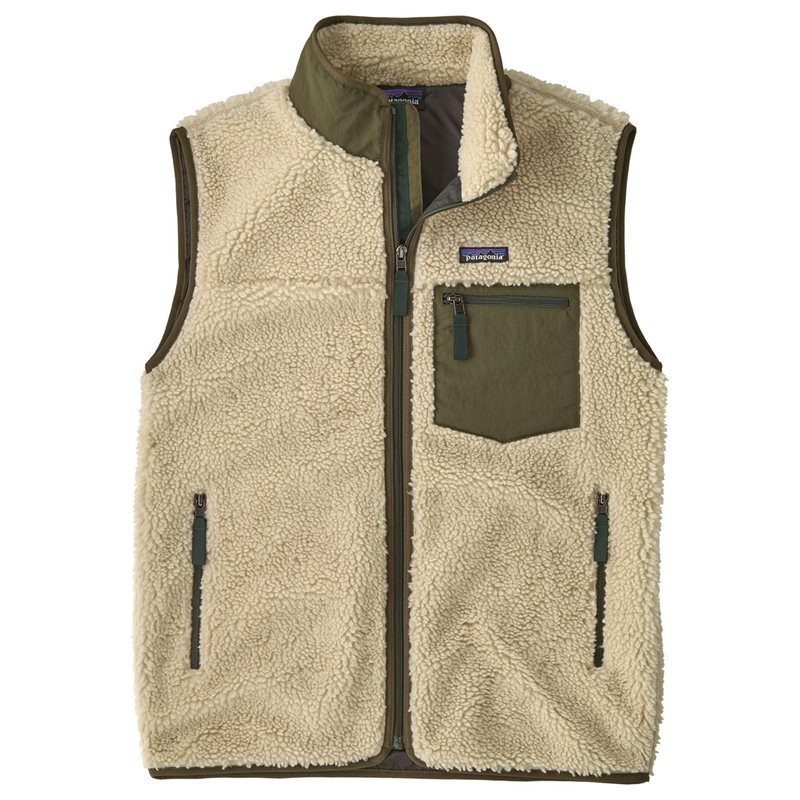 Patagonia M's Classic Retro-X Vest Dark Natural W/Basin Green - XL