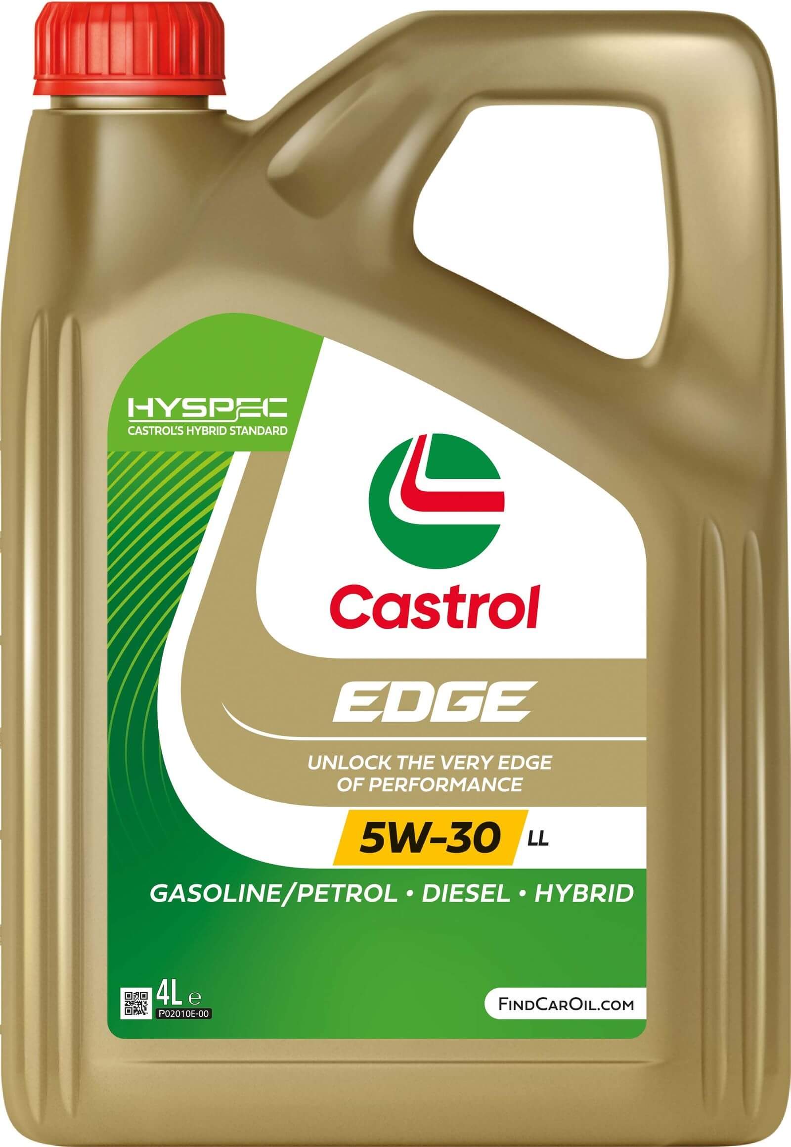 Moottoriöljy 5W-30 Edge LL, Castrol 4 l