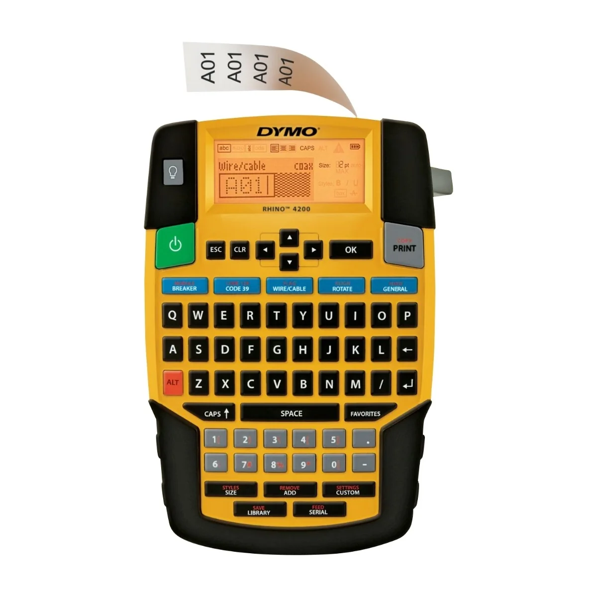 Dymo Rhino 4200 Pro Oranssi/musta