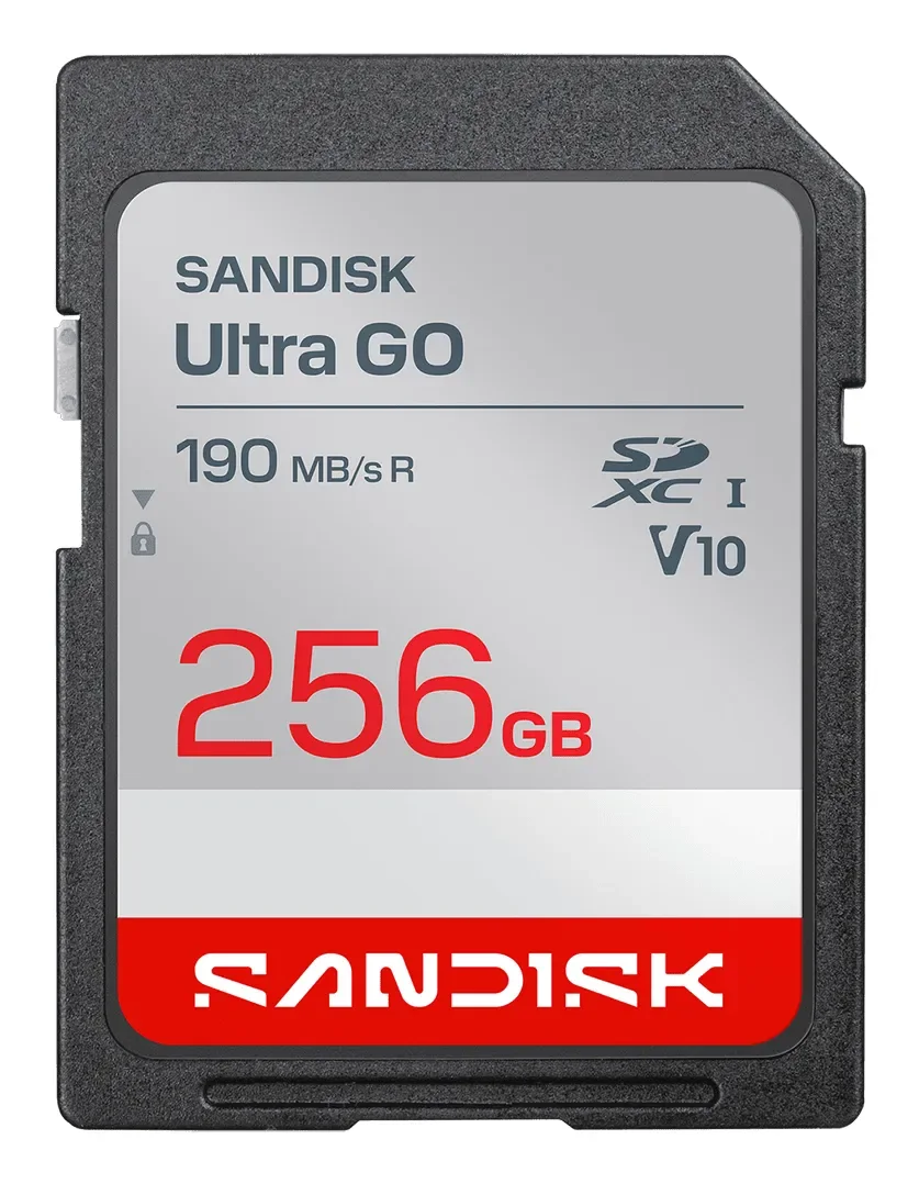 SANDISK Ultra GO SD - 190MB/s - 256GB
