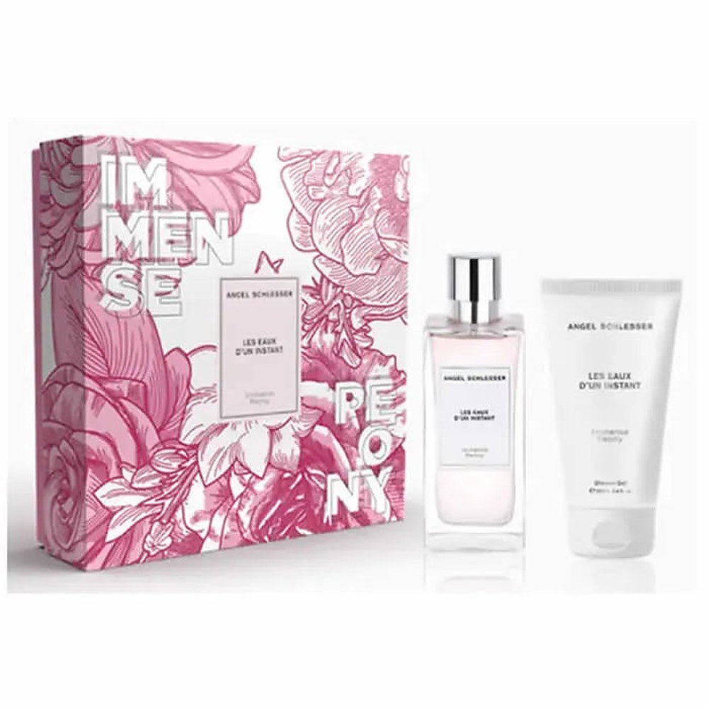 Angel Schlesser Les Eaux D'Un Instant Immense Peony Eau De Toilette Suihke 100ml Setti 2 Kappaletta