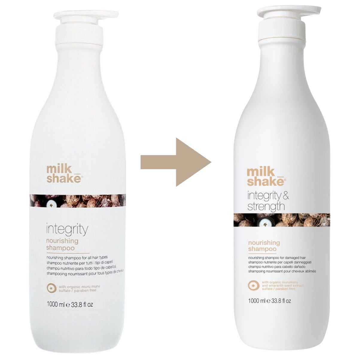 milk_shake Integrity Nourishing — ravitseva shampoo hiuksille 1000 ml