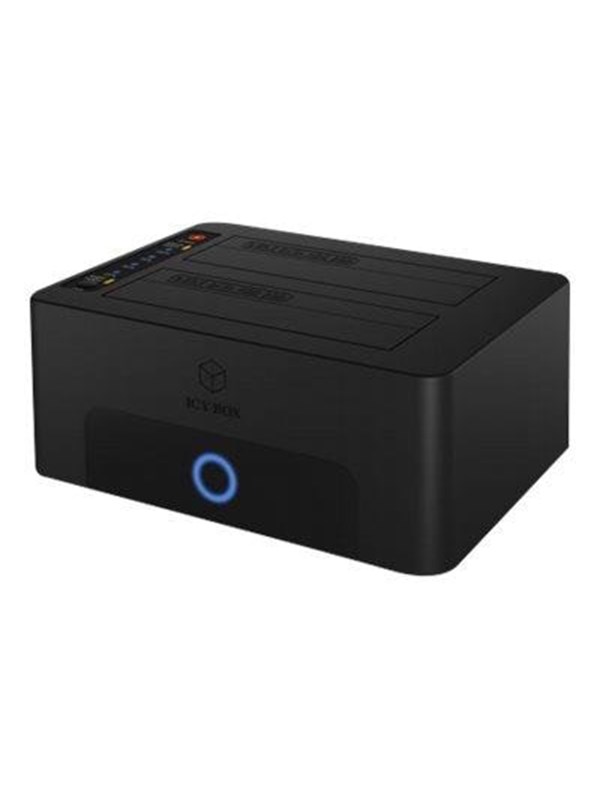 ICY BOX IB-1232CL-U3 - Kiintolevyaseman telakointiasema - 2,5 / 3,5 delt - SATA 6Gb/s - USB 3.0 - lajittelu