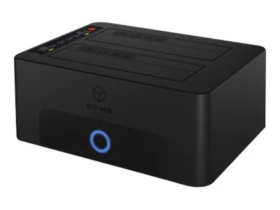 ICY BOX IB-1232CL-U3 - Kiintolevyaseman telakointiasema - 2,5 / 3,5 delt - SATA 6Gb/s - USB 3.0 - lajittelu