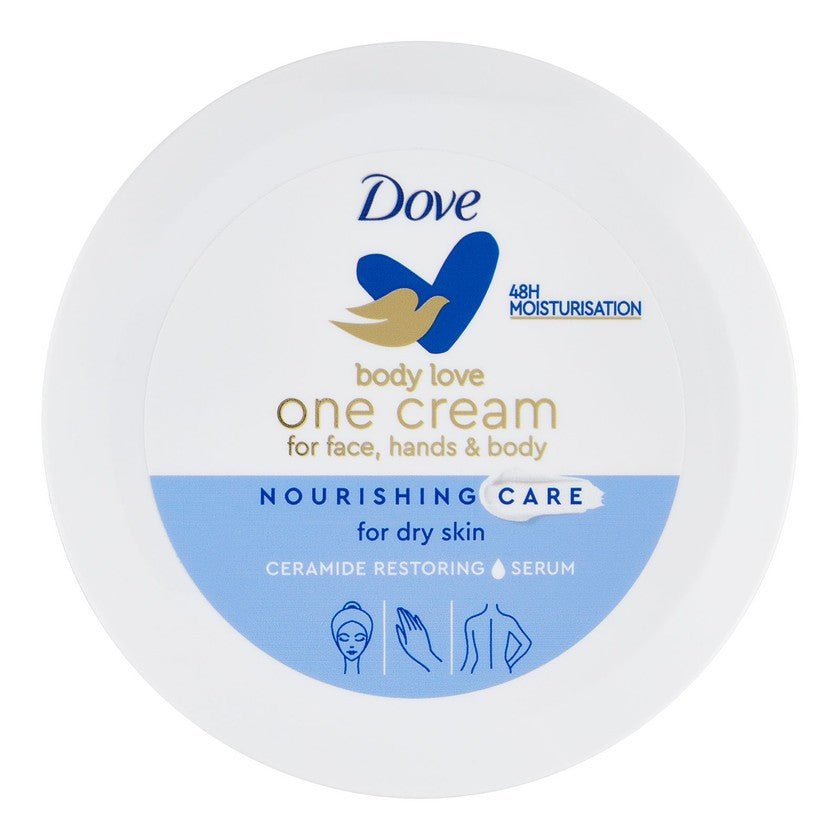 Ravitseva kasvo - ja vartalovoide kuivalle iholle Body Love ( Nourish ing Care ) 250 ml