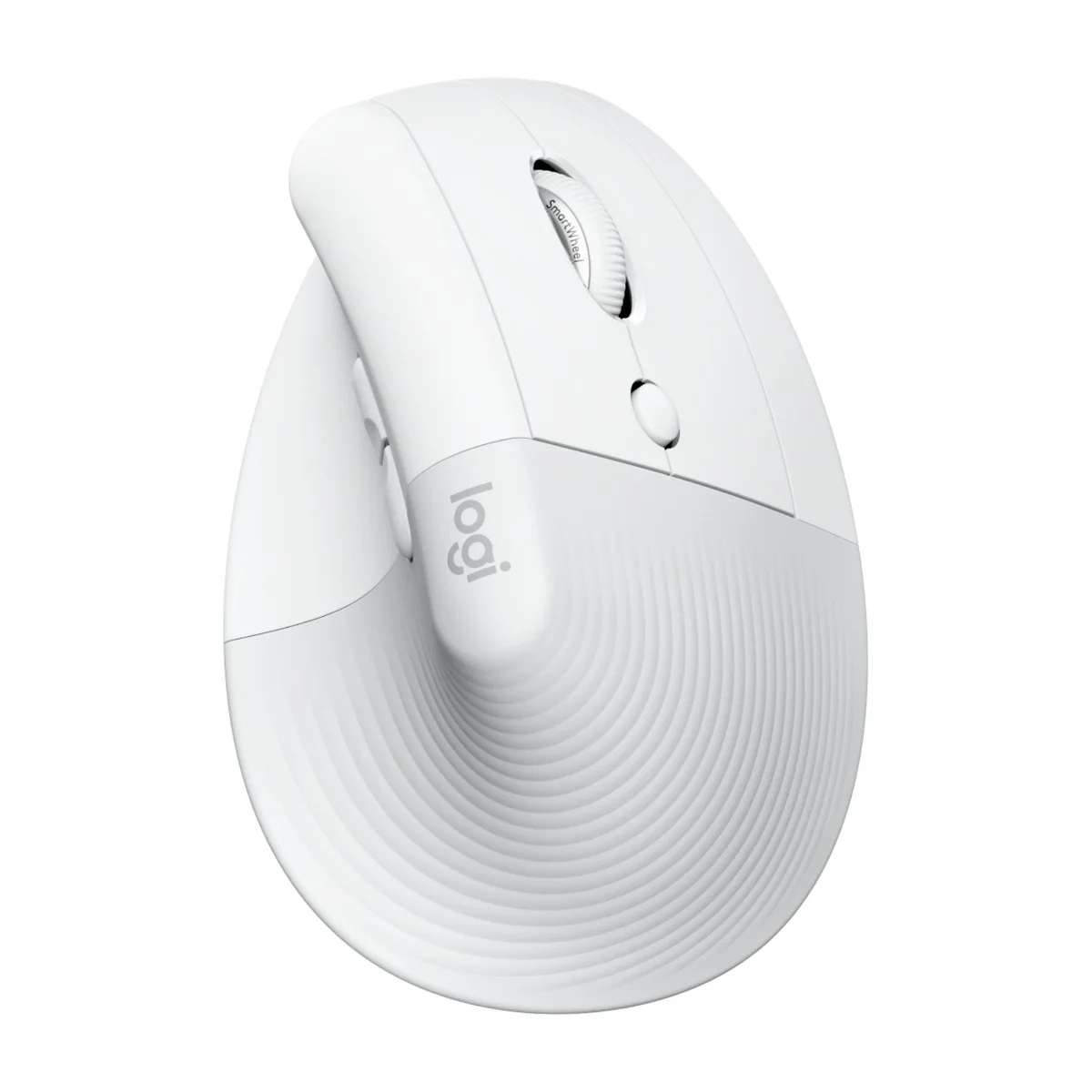 Logitech Lift Right Vertical - Rose - Ergonominen hiiri - Optinen - 6 painiketta - Punainen