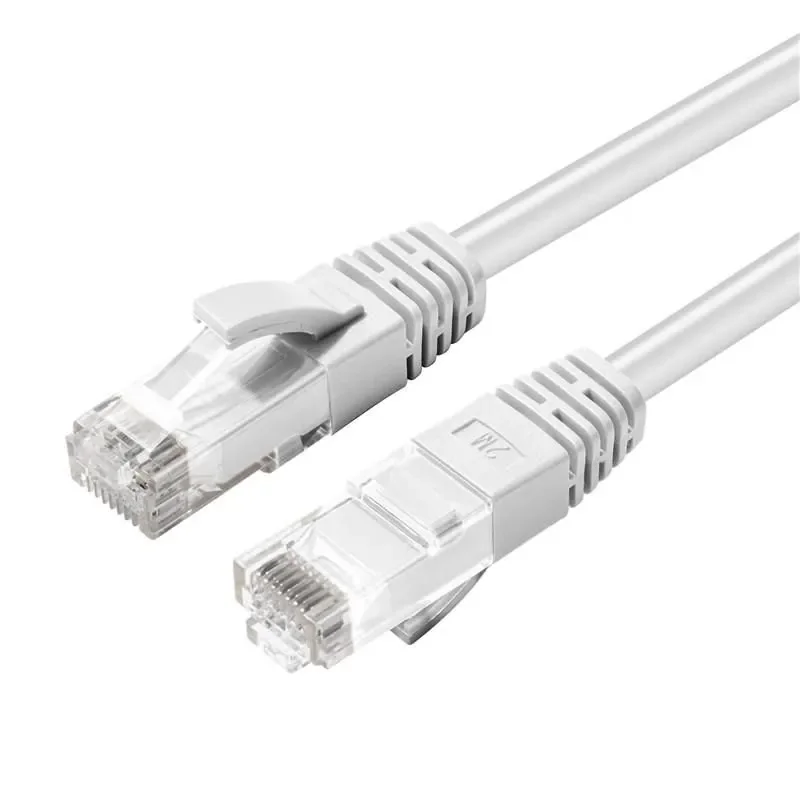 MicroConnect Cat6a U/UTP RJ45 2m -verkkokaapeli, valkoinen