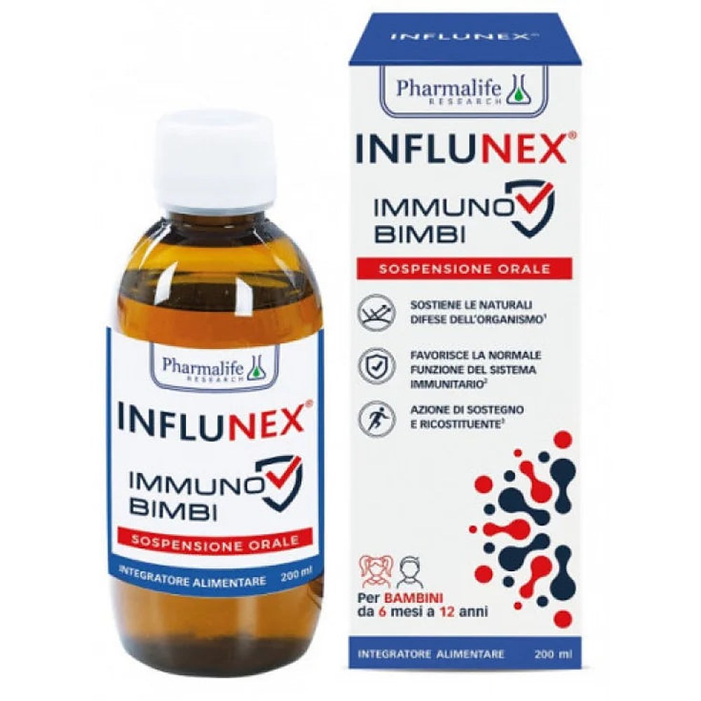 Pharmalife Research Influnex Immuno Bimbi Siirappi 200ml — Ravintolisä