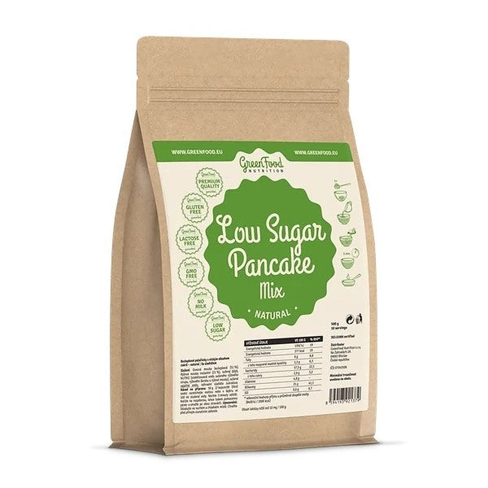 Greenfood Pancakes Low Carb Senza Glutine e Lattosio 500 g — Preparato Pancake