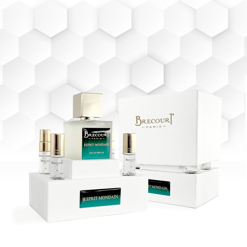 Brecourt Esprit Mondain Coffret Eau de Parfum unisex 100 ml + 4x7 ml