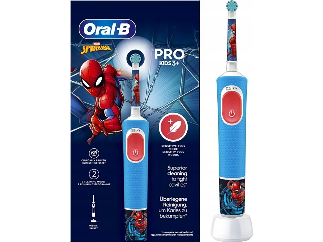 Oral-B Vitality Pro Kids Spider-Man -sähköhammasharja, Spider-Man