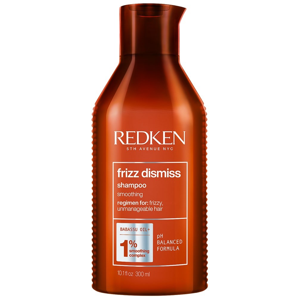 Redken Frizz Dismiss -shampoo kurittomille ja pörröisille hiuksille 300 ml