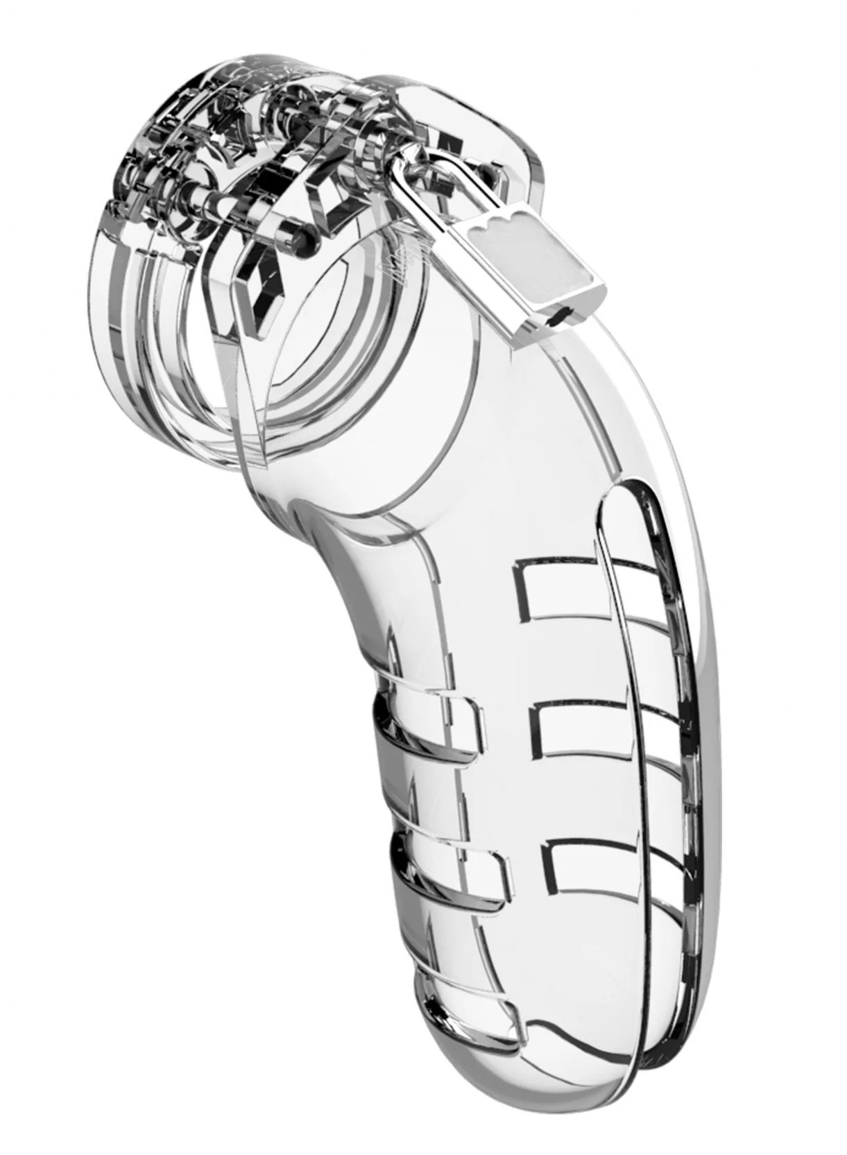 ManCage 06 läpinäkyvä siveyshäkki 14 cm