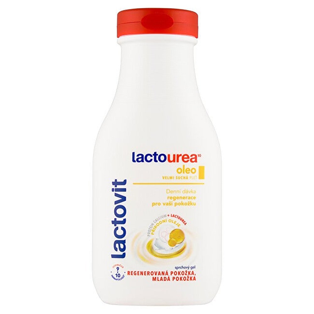 Lactovit LactoUrea Oleo Regeneroiva suihkugeeli erittäin kuivalle iholle - 300ml