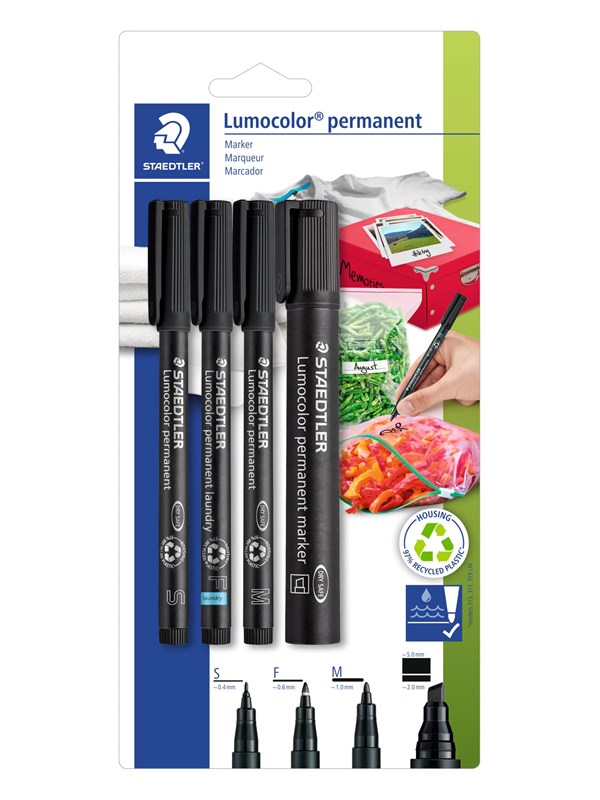 Staedtler Merkitsemisvälineiden setti Lumocolor 4 kpl vaihtoehto