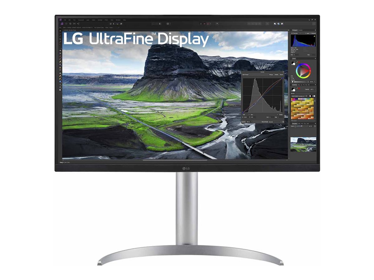 LG UltraFine 27UQ850V-W 27" 4K UHD, IPS -näyttö, USB-C hub