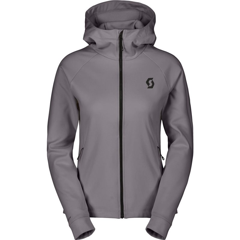 Scott Hoody W's Defined Warm Zip Evening Grey - L