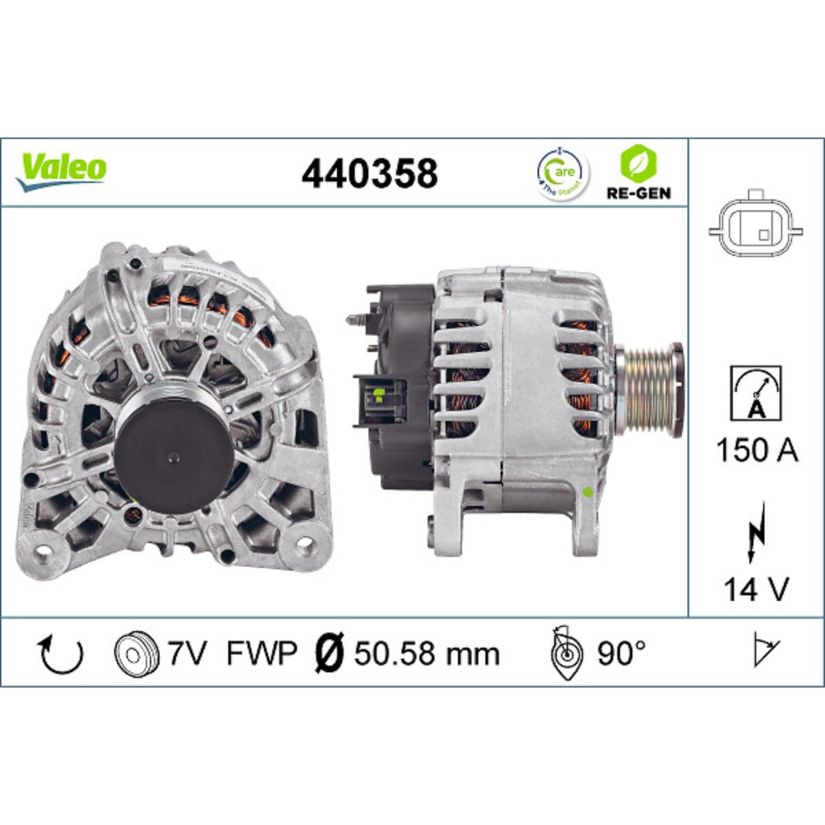 Laturi VALEO 440358