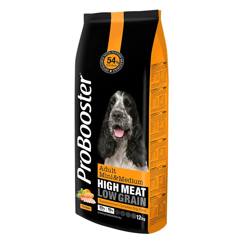 ProBooster Adult Mini & Medium Chicken - Eri kokoja, 12kg