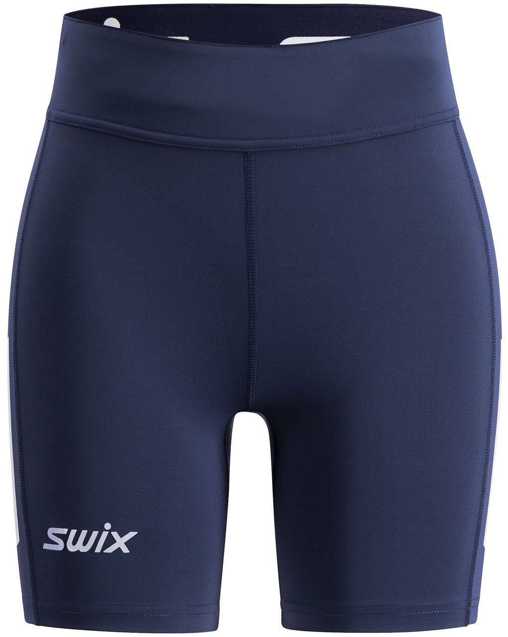 Swix Pace High Waist Half Tights K. M Musta Naiset