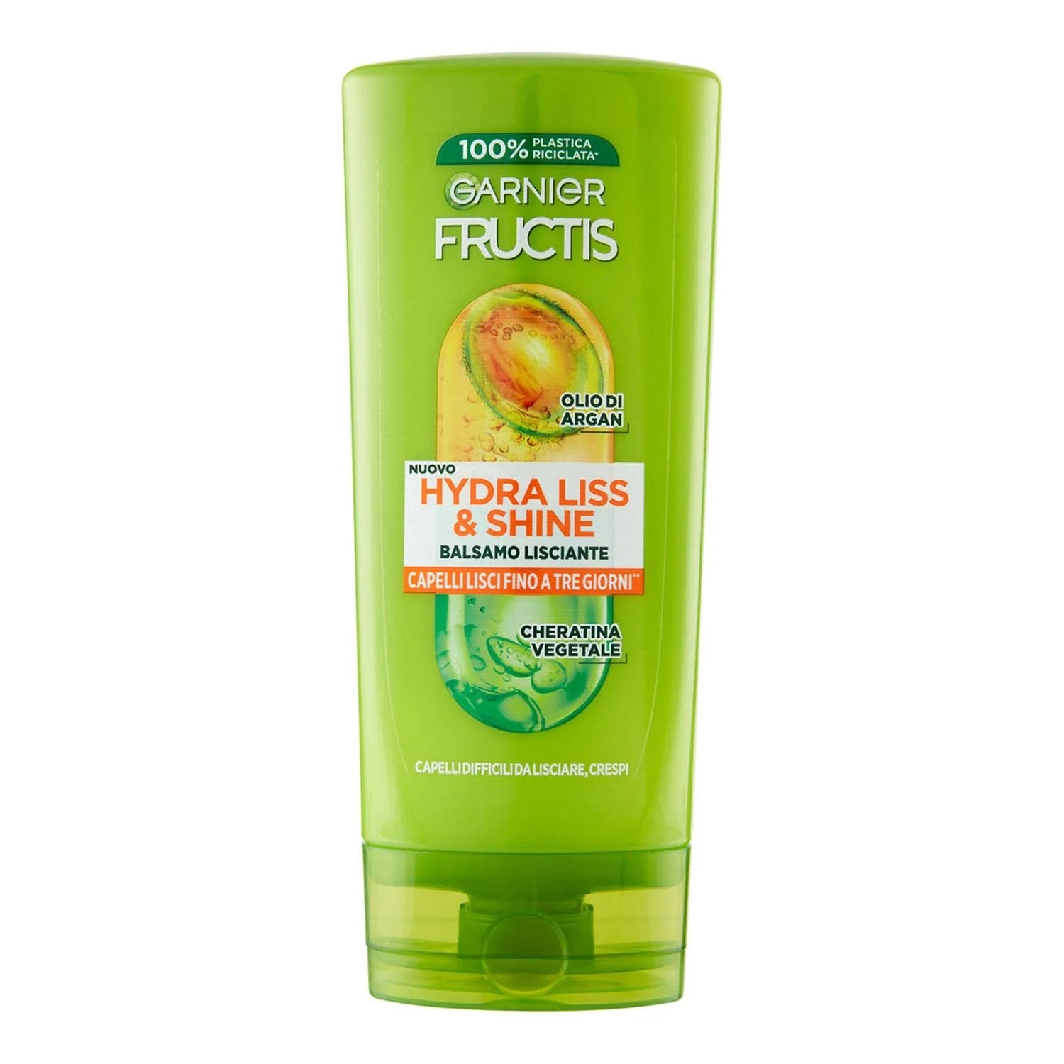 Garnier Fructis Hydra Liss & Shine Hoitoaine Kurittomille Ja Kihartuville Hiuksille 200 Ml