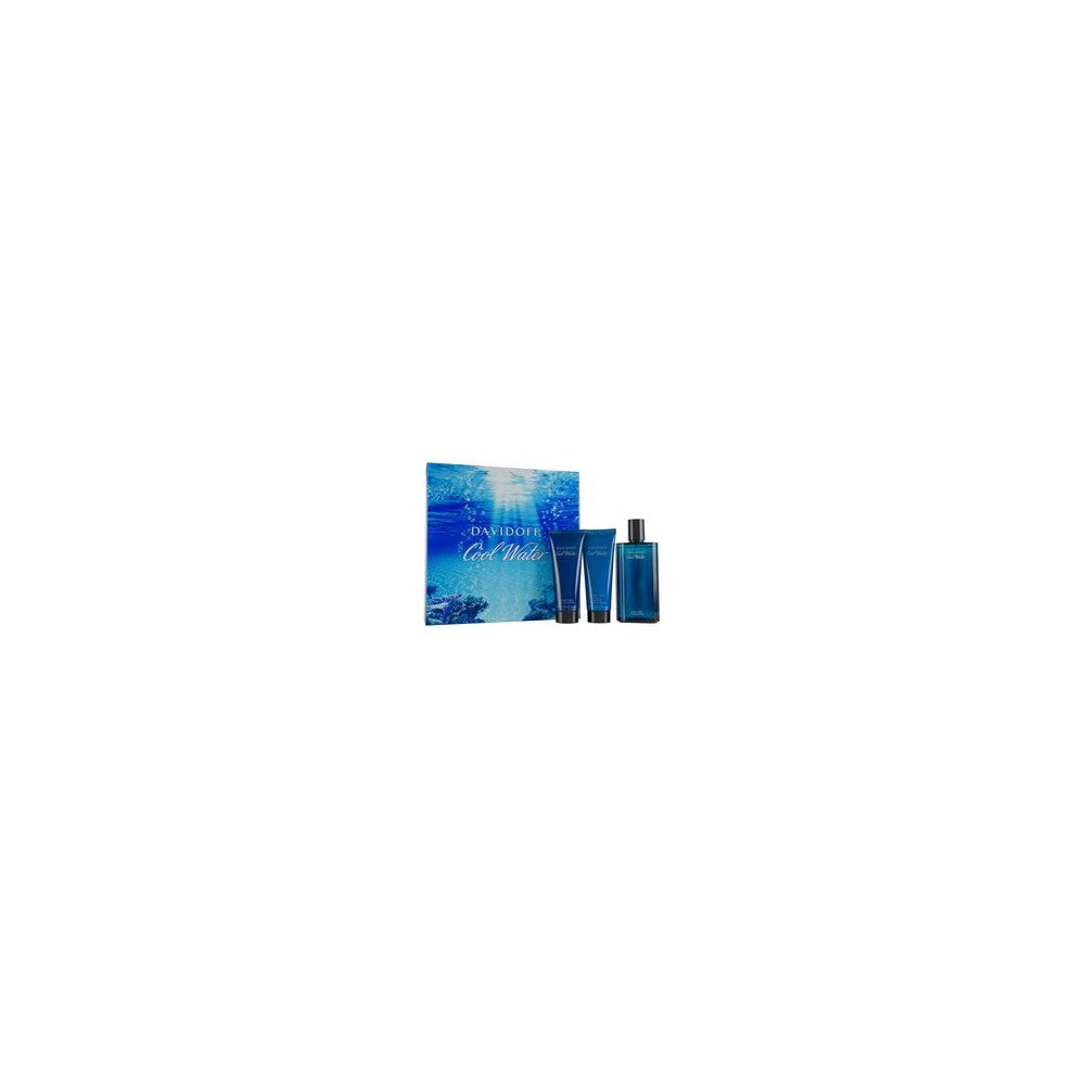 Davidoff Cool Water Man United lahjapakkaus: eau de toilette 125 ml, after shave -balsami 75 ml, Cool Water ja Cool Water suihkugeeli 75 ml - 125 ml