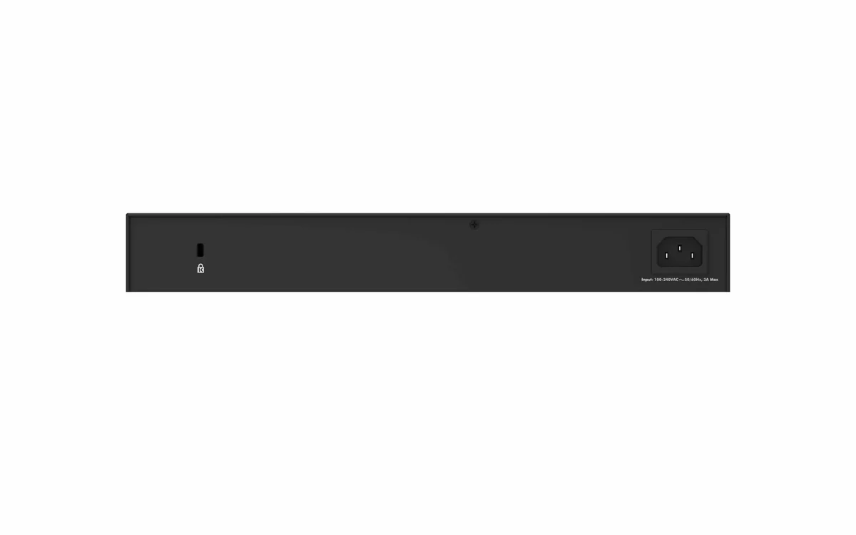 NETGEAR GS324P-100EUS - 24-porttinen hallitsematon Gigabit Ethernet PoE+ -kytkin, Musta