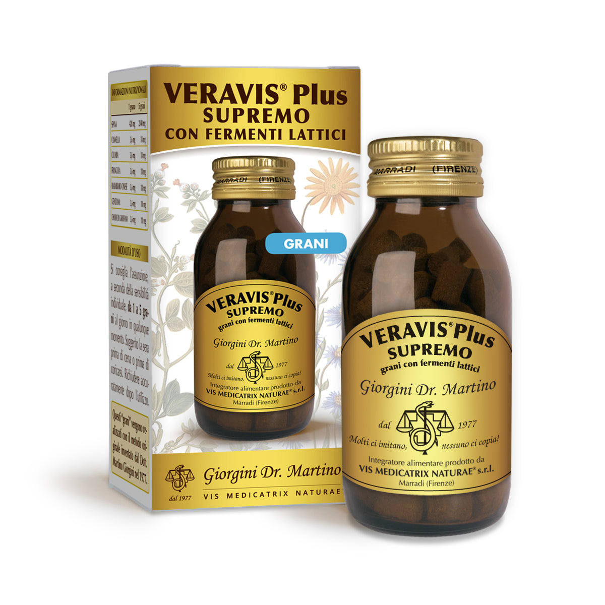 Dr Giorgini Veravis Plus Supreme -jyvät maitohappokäymisellä 90 g