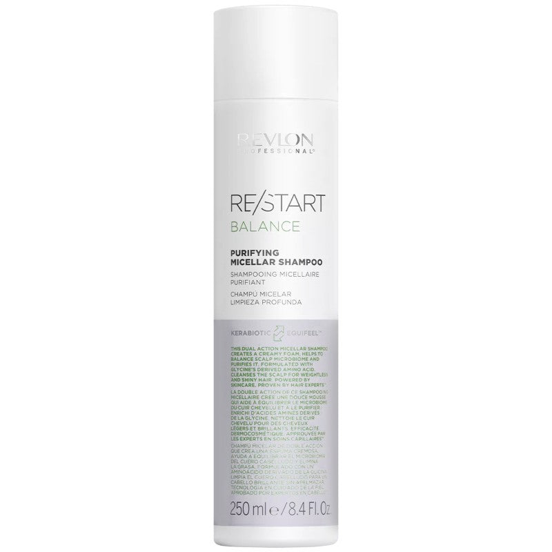 Revlon professional Restart Balance -puhdistava miselli-shampoo - 250ml