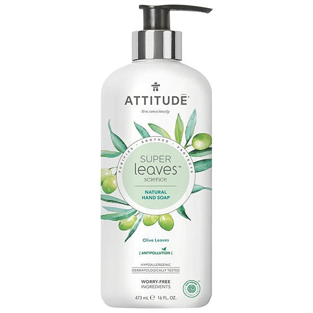 Attitude Super Leaves - Käsisaippua Oliivinlehdet 473 ml
