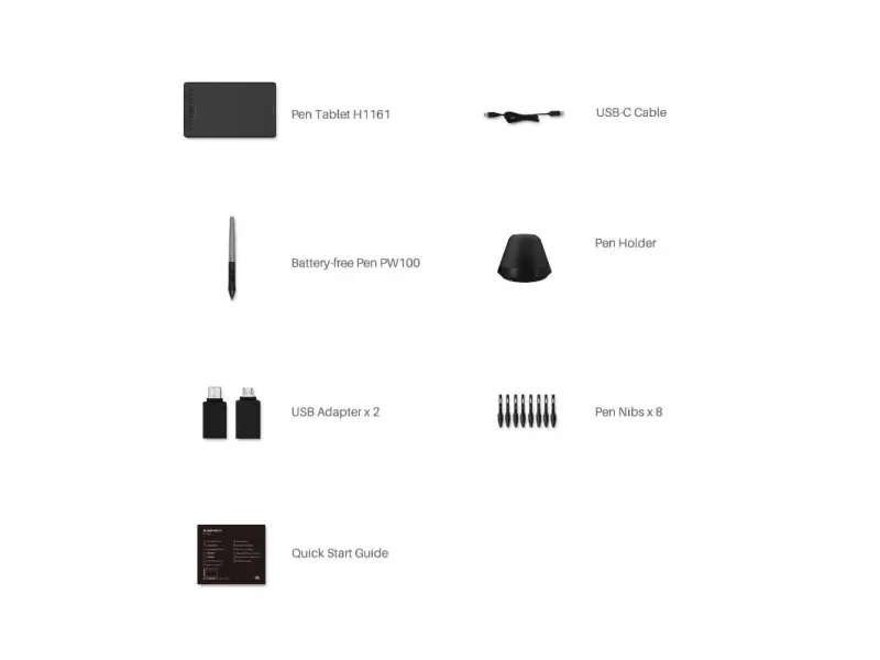 Huion H1161 Graphics Tablet