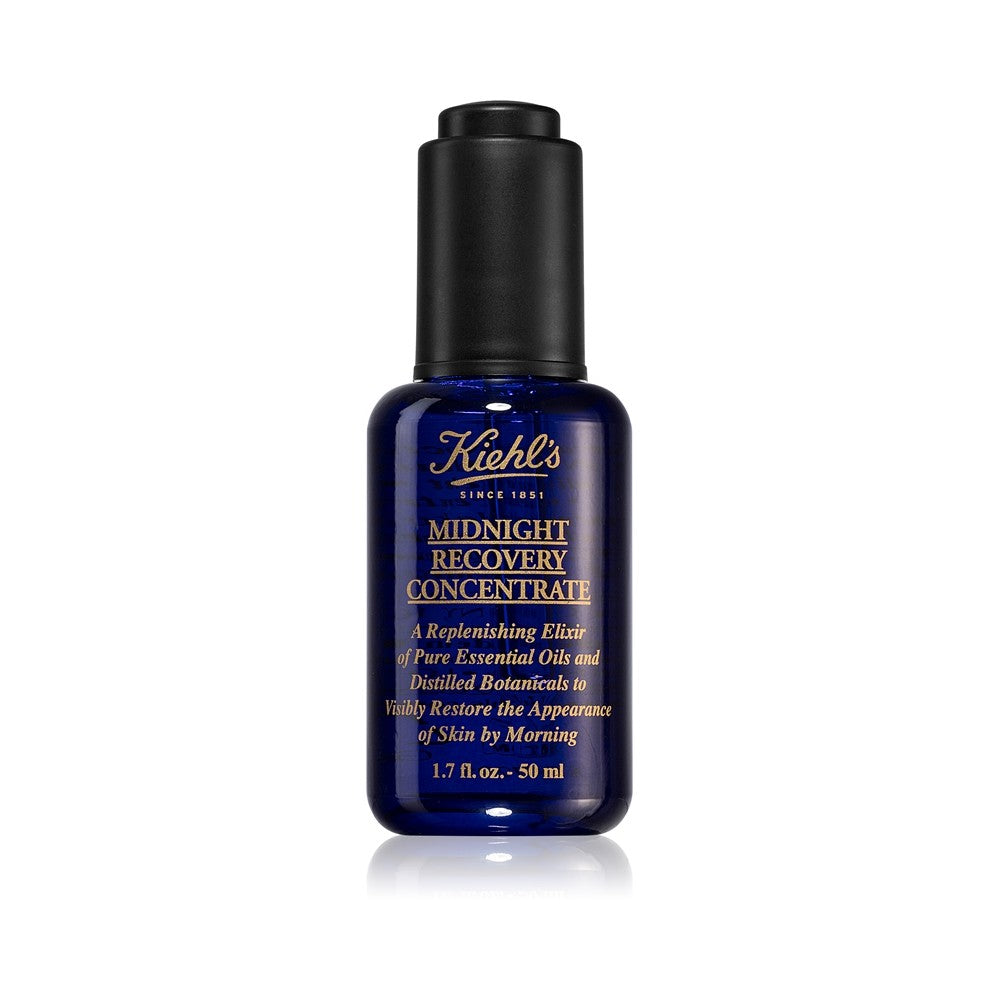 Kiehl's Midnight Recovery Concentrate uudistava yööljy kaikille ihotyypeille, myös herkälle iholle 50 ml