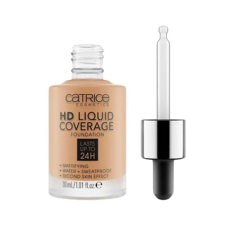 Catrice Hd Liquid Coverage Foundation Kestää Tp 24h 046 Camel Beige 30ml