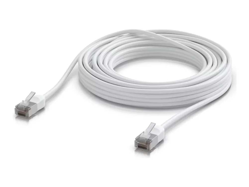 Ubiquiti UACC-Cable-Patch-Outdoor-C6A-8M-W, 8 m, Cat6a, F/UTP (FTP), RJ-45, RJ-45, Valkoinen