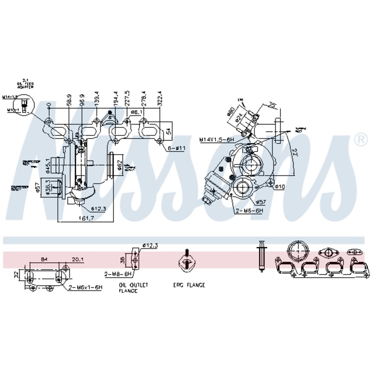 Turboahdin NISSENS 93356