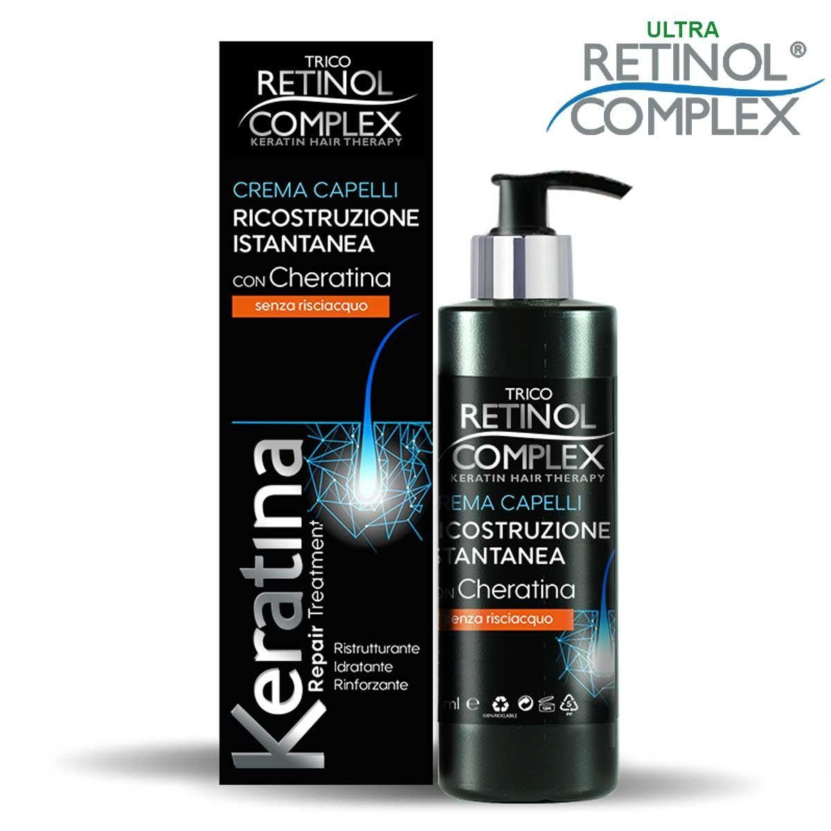 Trico Retinol Complex pikarekonstruktiivinen hiusvoide naamio keratiinilla 100 ml
