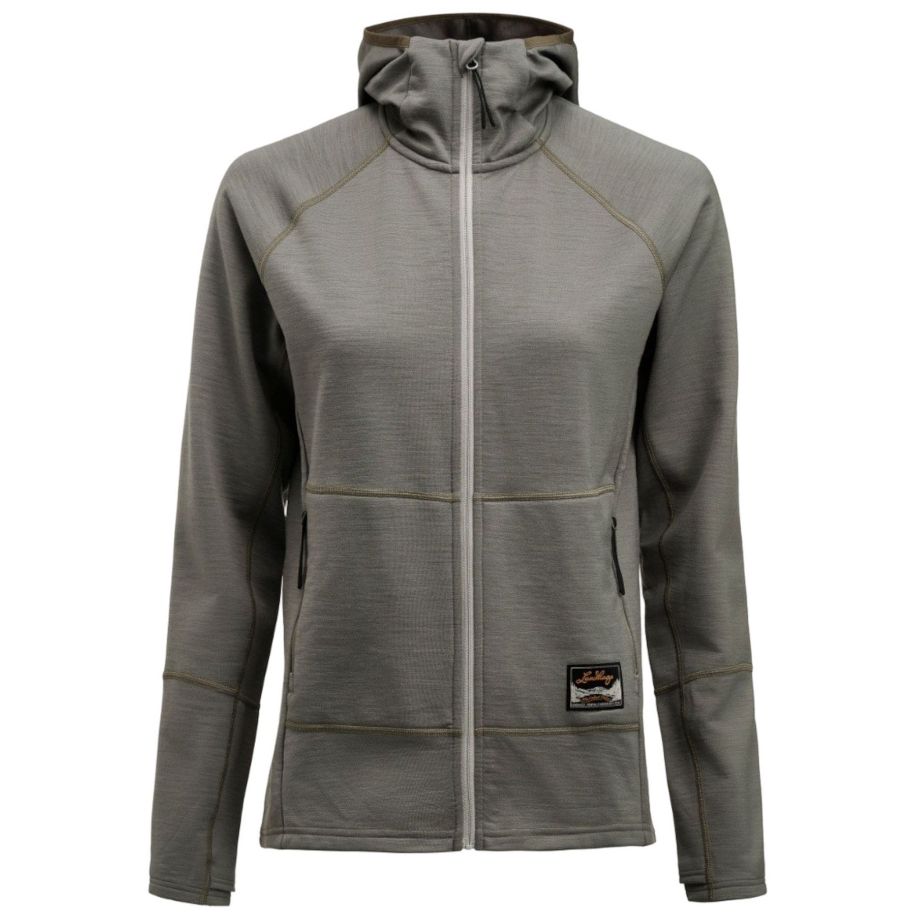 Lundhags Tived Merino Hoodie, välikerros, naiset, vihreä