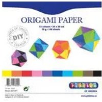 Playbox Origamipaperi 10 väriä 15 x 15 cm, 70 g, 500 arkkia