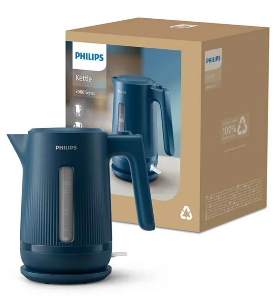 Philips 3000 Series HD9411/70 -vedenkeitin, 1,7 l, 2200 W, sininen